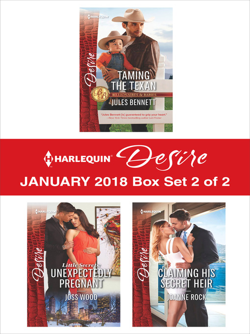 Title details for Harlequin Desire January 2018--Box Set 2 of 2 by Jules Bennett - Available